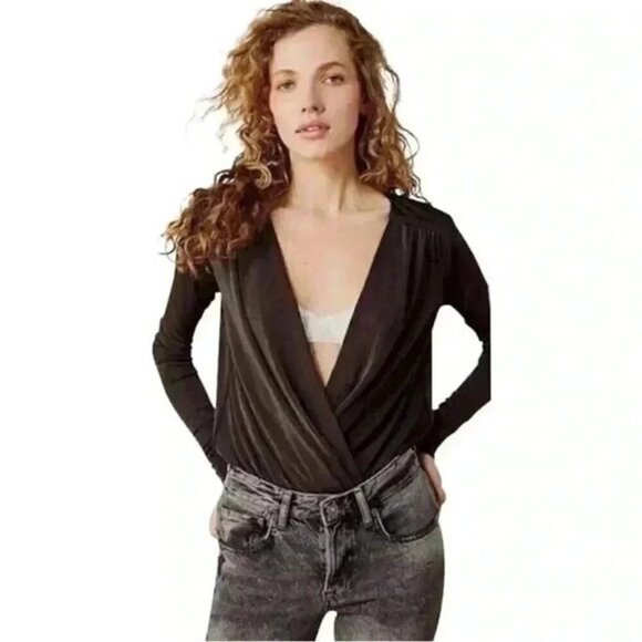 NWT Free People Turnt Bodysuit Under the Trees XS - Picture 1 of 8